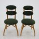 Paire de chaise Musicale de Vilhelm Lauritzen, Danemark