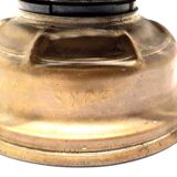 Old lamp in acetylene sncf station master ets albert butin railway