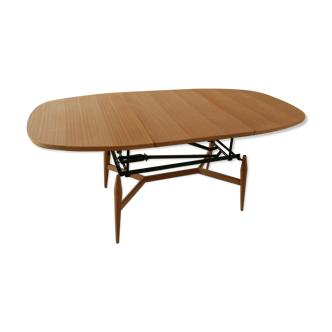 Scandinavian table adjustable and retractable Smørrebrød