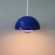 Vintage Verner Panton Flowerpot VP1 Enamel Hanging Lamp, Danish Design