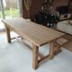 Solid oak farm table