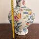 Antique Famille Rose Vase Chinese Porcelain China Peony Flowers Republic