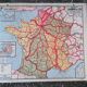 Old map France Chemins de fer Lablache.