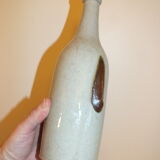 Old bottle in glazed clay of Saône et Loire
