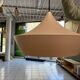 Beige metal suspension