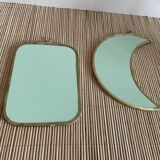 Duo of moon and rectangle mirrors
