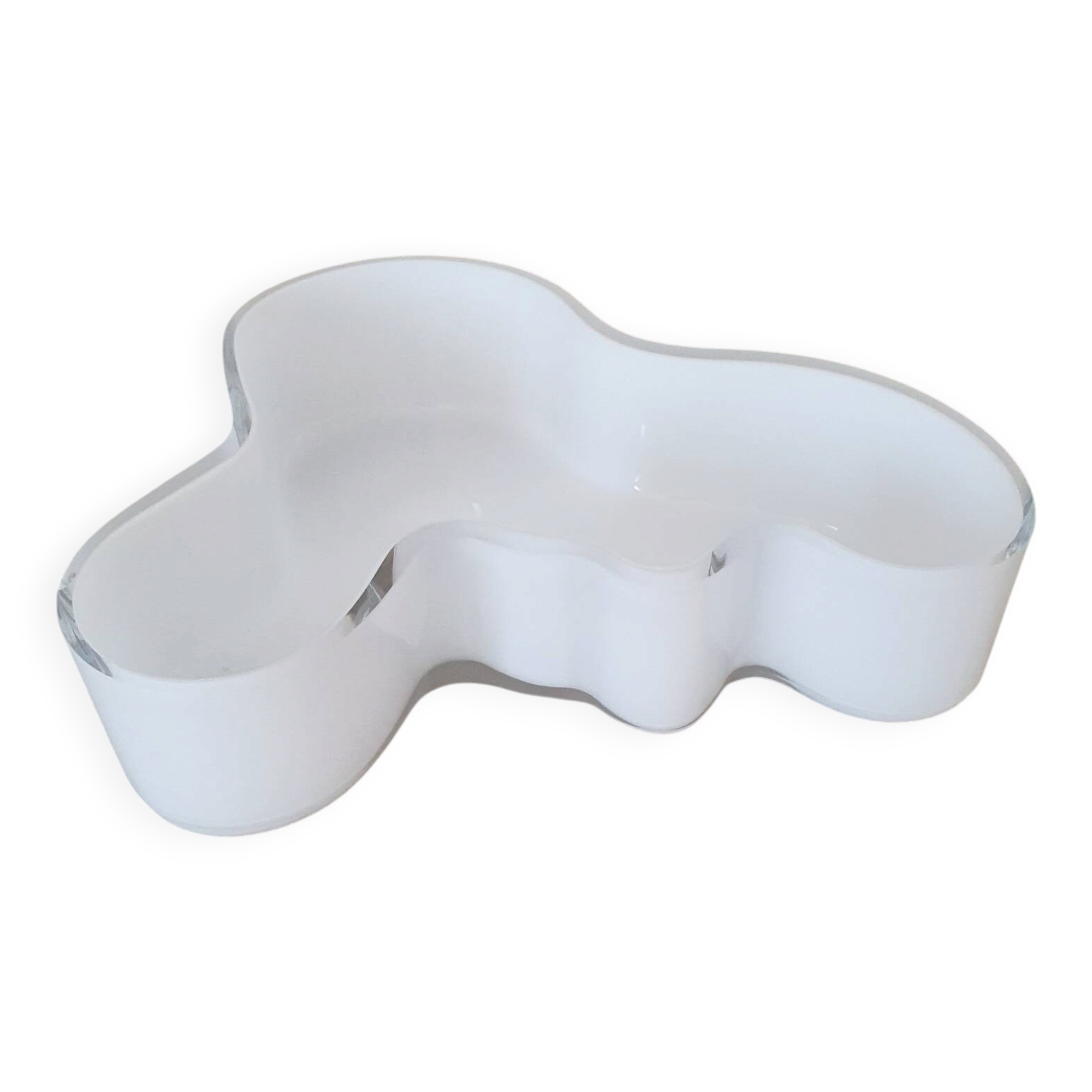 Aalto Alvar - Iittala / Opal glass bowl / Finnish design