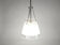Dutch design - Hala Zeist - hanging lamp - satined glass - marked - post modern - 80's