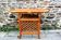 Meuble bar en rotin vintage année 70
