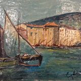 Small boats painting