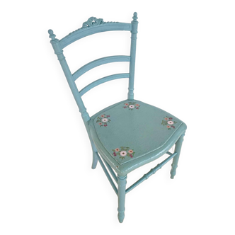 Antique hand painted chair