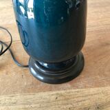 Blue ceramic lamp