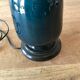 Lampe céramique bleu