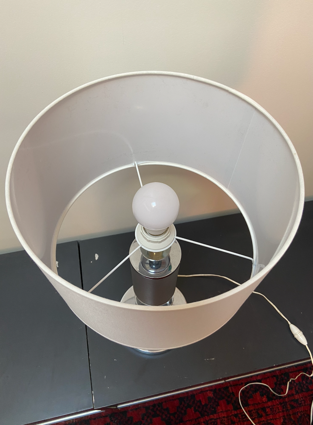 Metal lamp Italy 1970