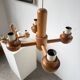 Paire de suspensions Ikea en pin 1980
