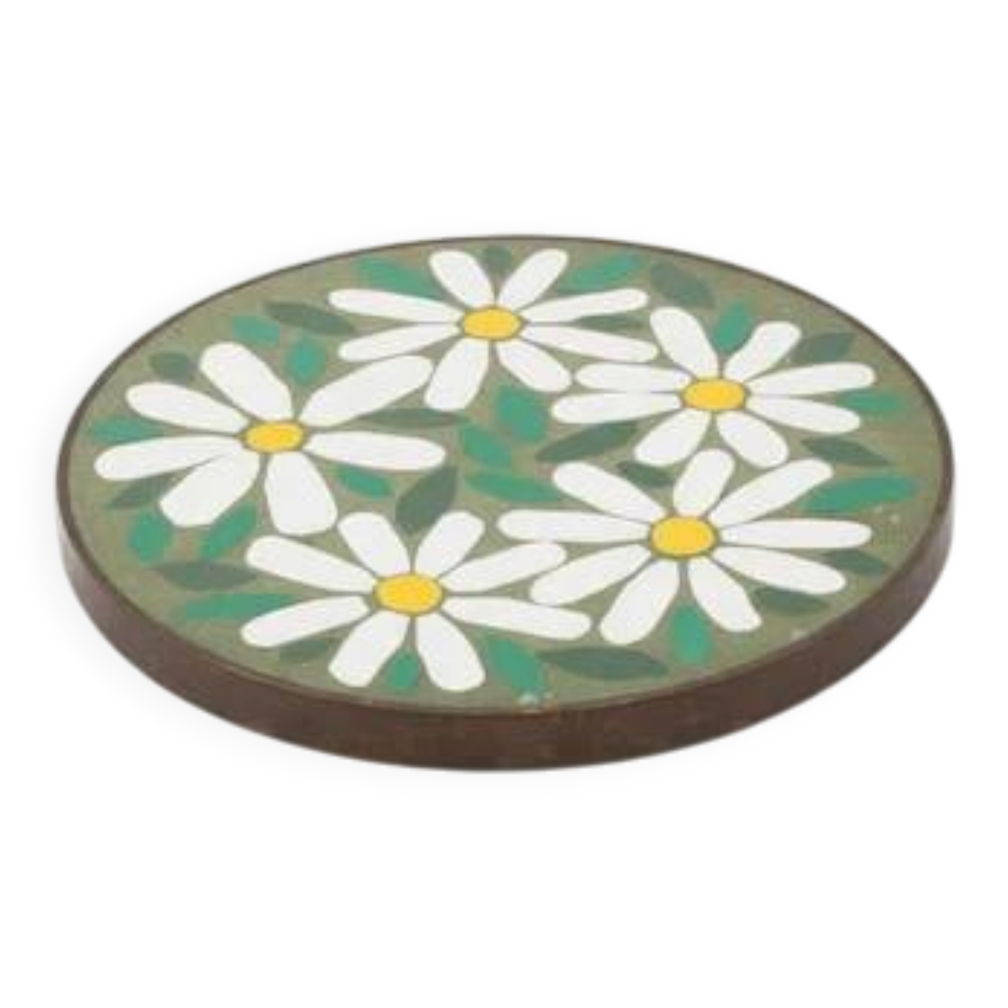 Vintage bohemian daisy placemat