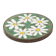 Vintage bohemian daisy placemat