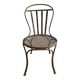 Chaise de jardin en fer peint XIXe