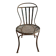 Chaise de jardin en fer peint XIXe