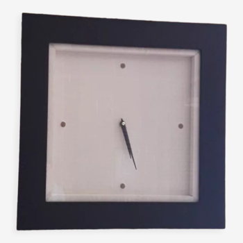 Horloge murale en bois