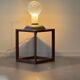 Vintage Italian lamp made of Murano glass.