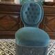 Blue heater with fringed medallion shape