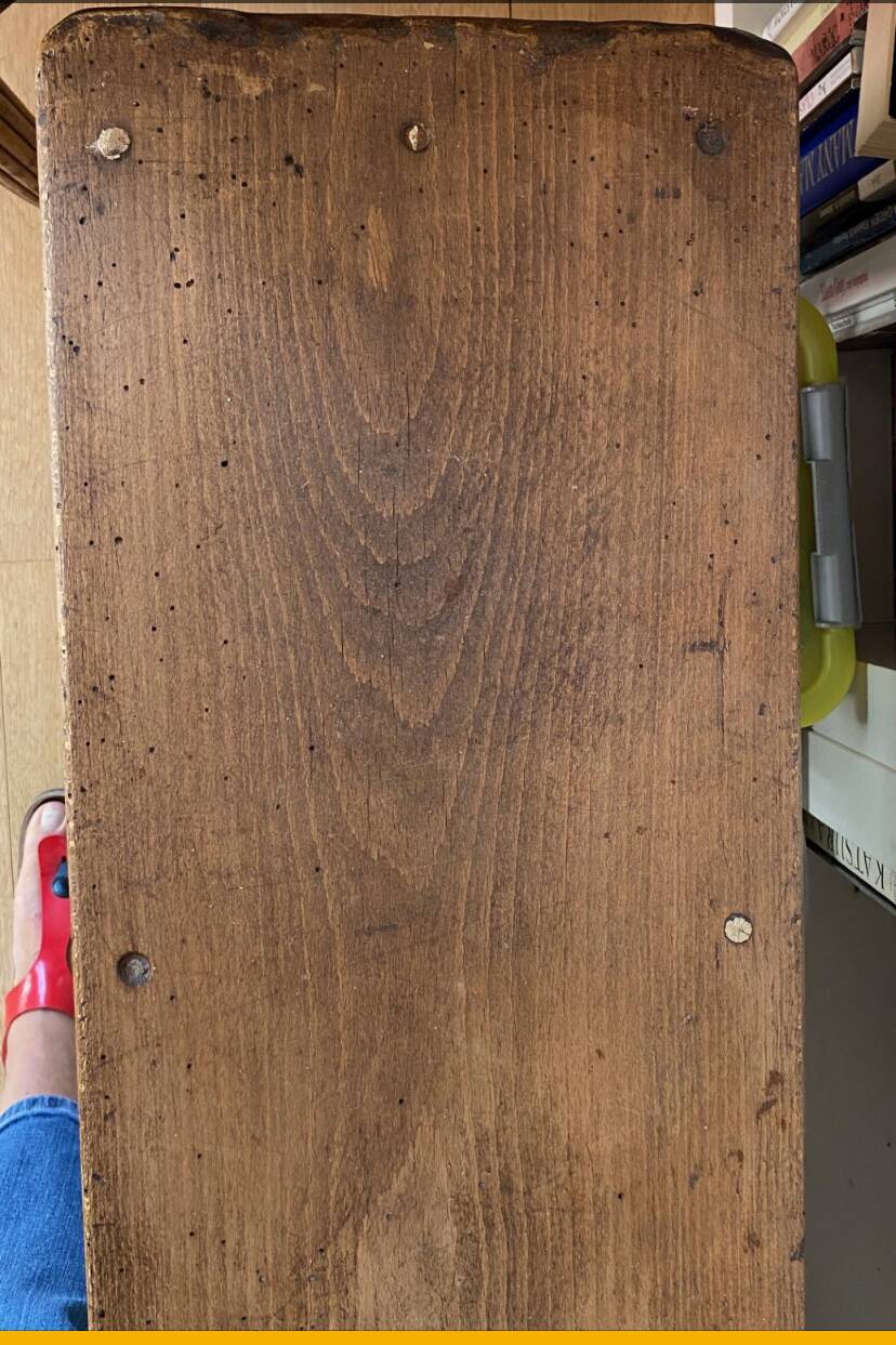 A pair of antique benches