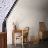 Miroir Vintage Art Déco en Chêne – Années 1920/1930