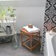 Vintage rattan table