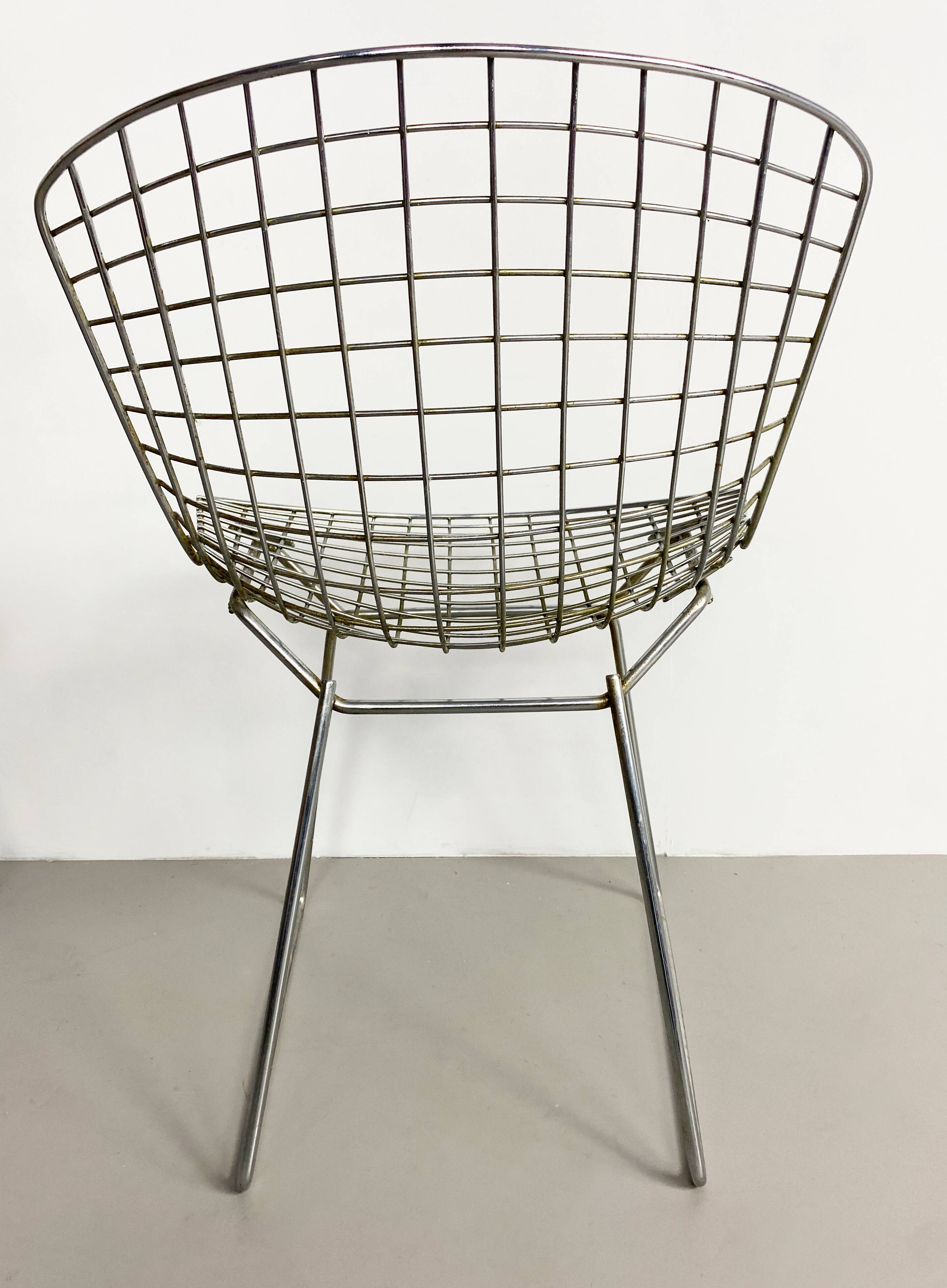 Paire de Side chairs d'Harry Bertoia édition Knoll