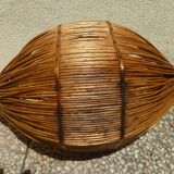 Basket rattan old vintage