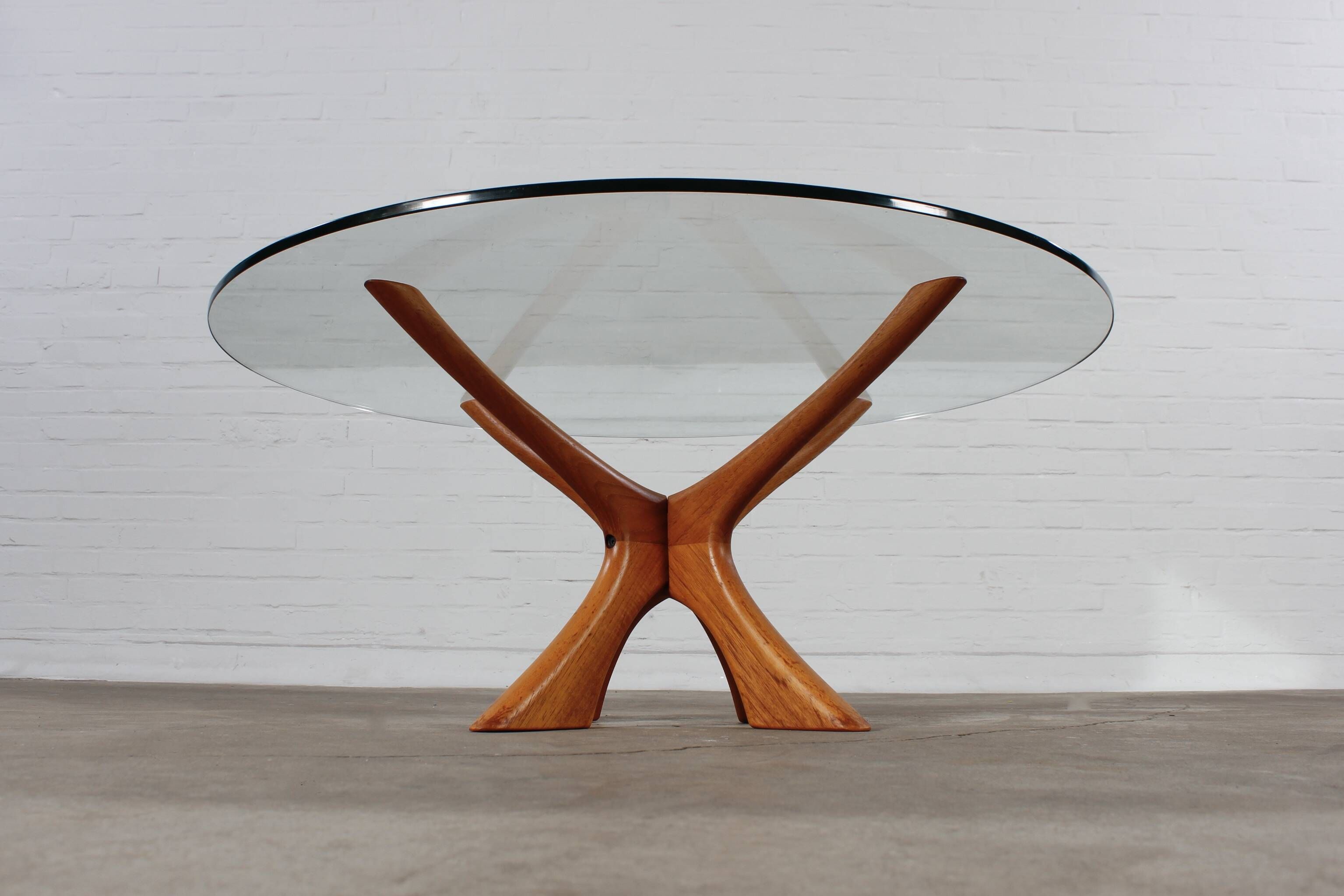 Table basse en teck T188 Illum Wikkelsø Eilersen années 60
