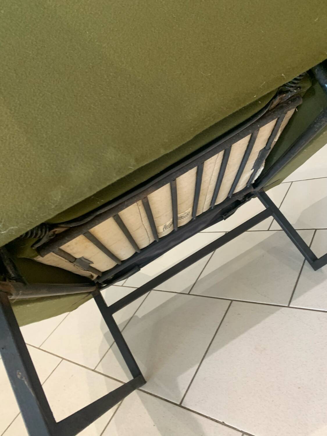 Paire Fauteuil Fero Vert Vintage circa 1960