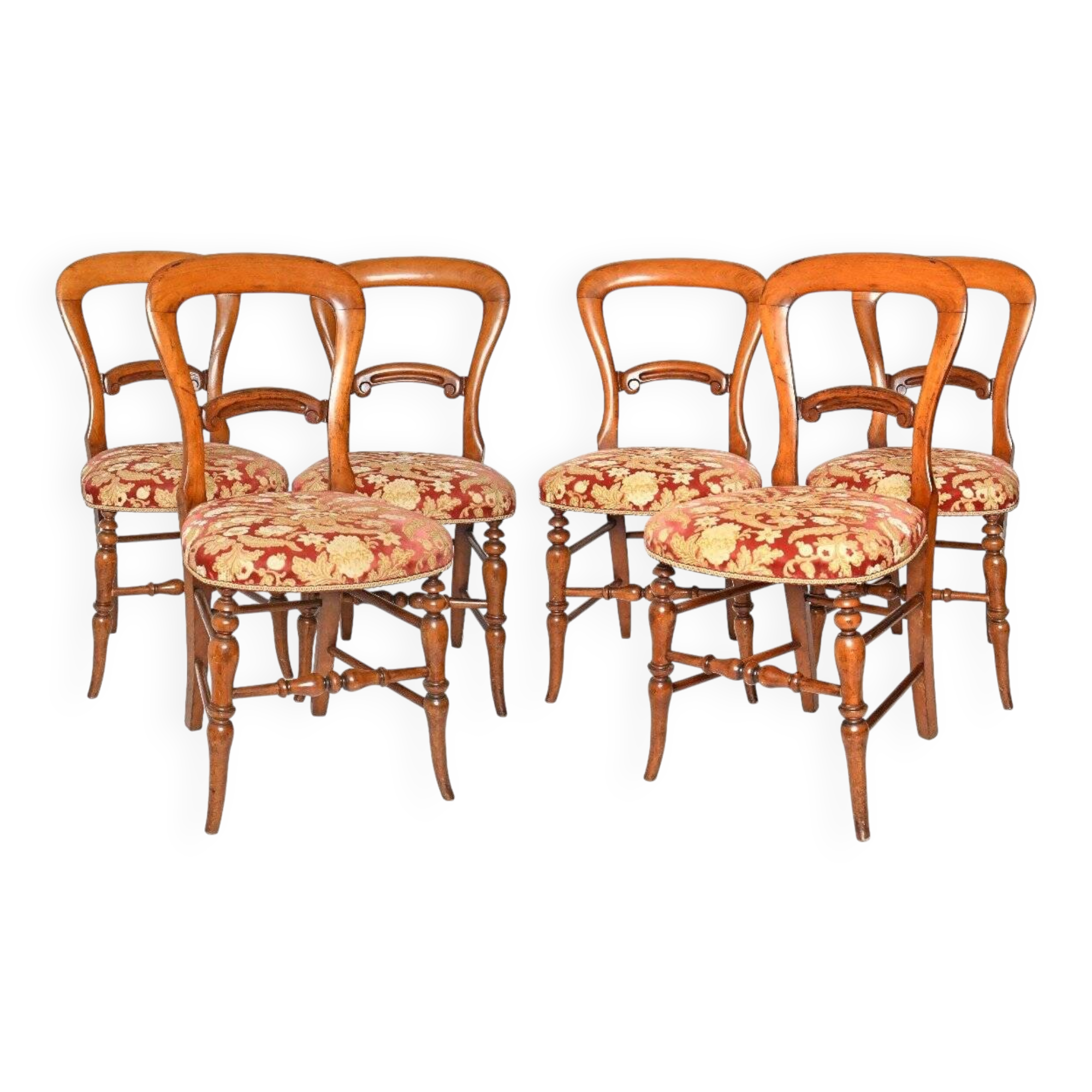 Set of 6 Louis Philippe period chairs