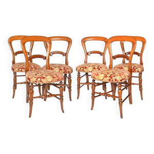 Suite de 6 chaises d'époque