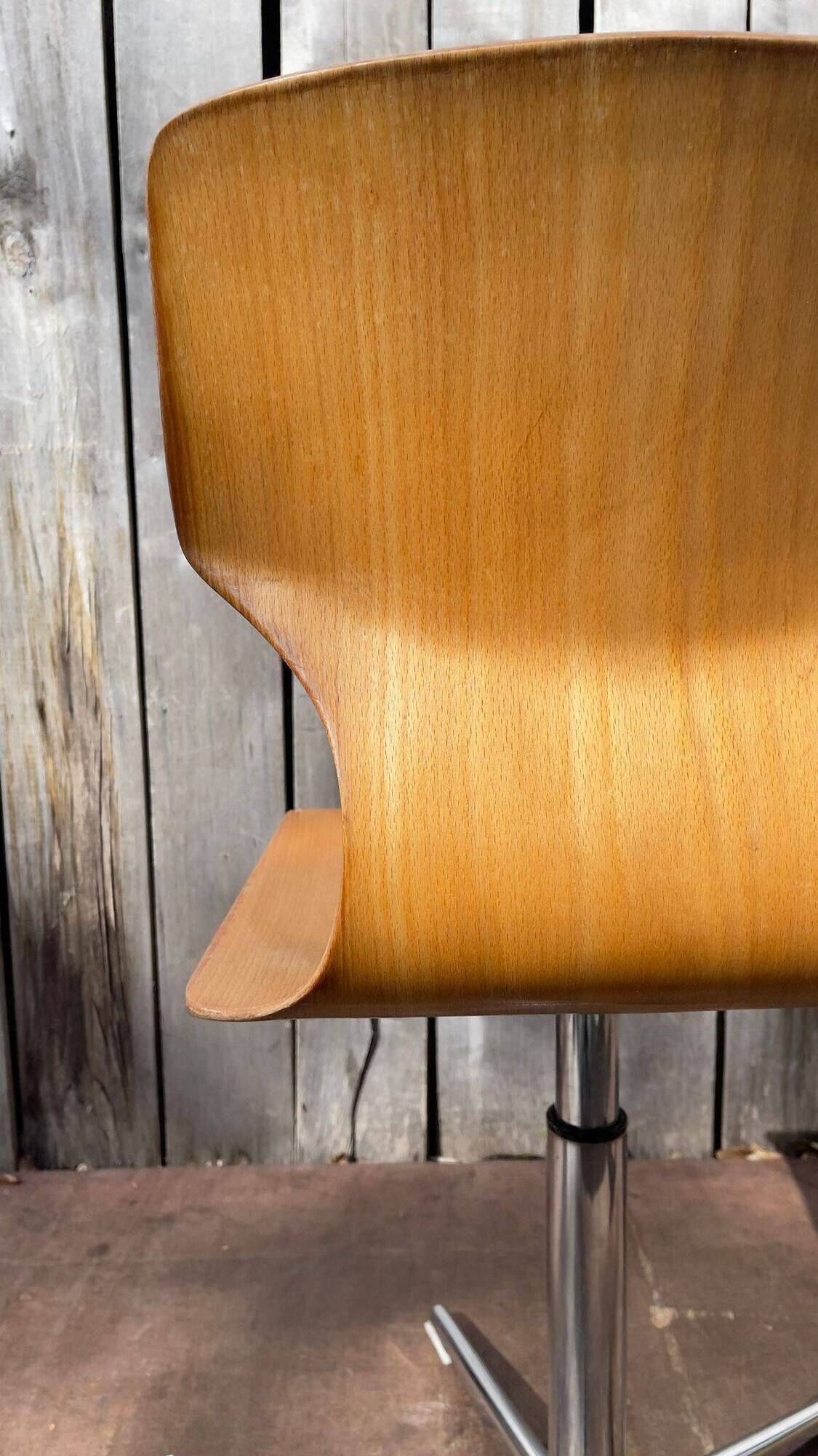 Vintage adjustable Pagholz workshop chair – 1970s industrial design