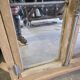 18th-century solid oak mirror window