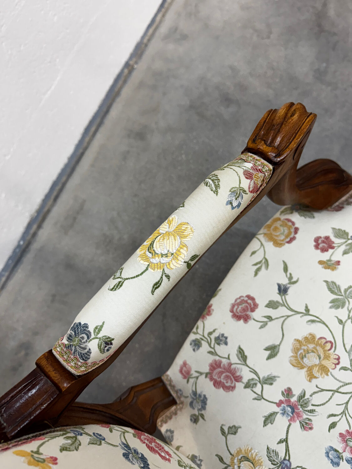 Pair of Louis XVI medallion armchairs