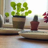 Antique earthenware dishes from Salins - Terre de fer