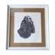 Animal portrait, painting signed by Jean Rivet, 1960s