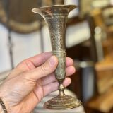 Pair of Decorative Brass Vases