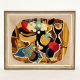 Vintage abstract tapestry
