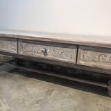 Banc ou console basse 5 tiroirs 272cm