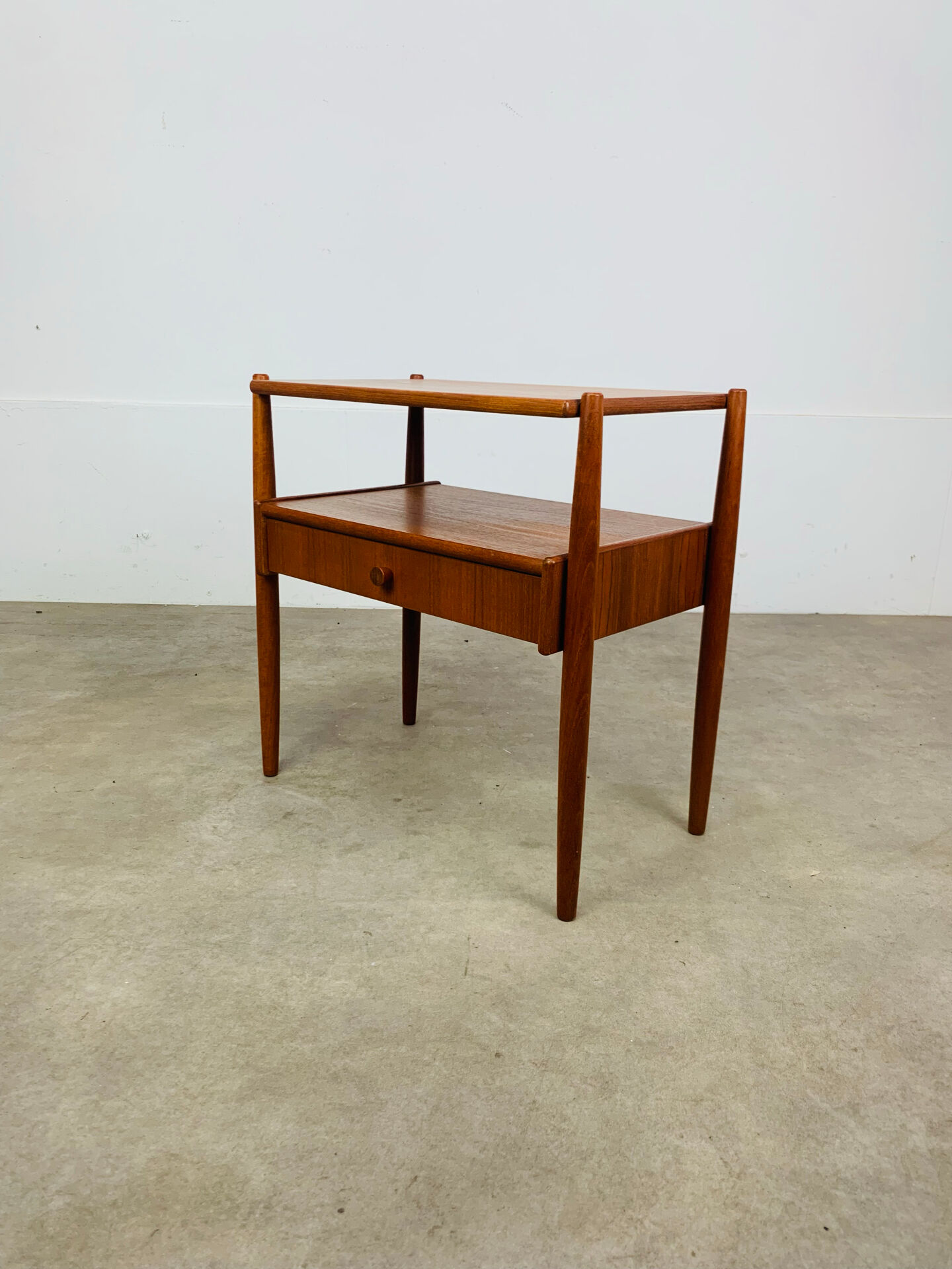 Scandinavian teak bedside table, 1960s
