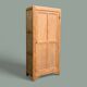 Parisian bonnet wardrobe, raw wood, 1950s