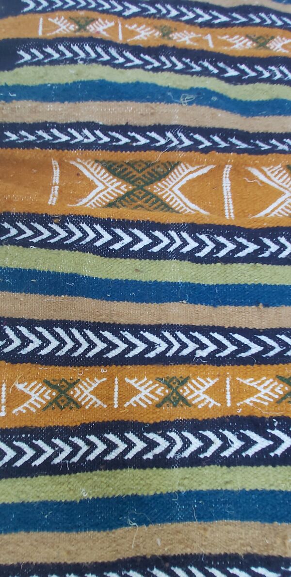 Tapis kilim berbère traditionnel 105×55cm