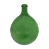 Demijohn in green glass