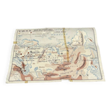 Old school geographical map, Rossignol edition