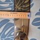 vintage translucent brown coat rack