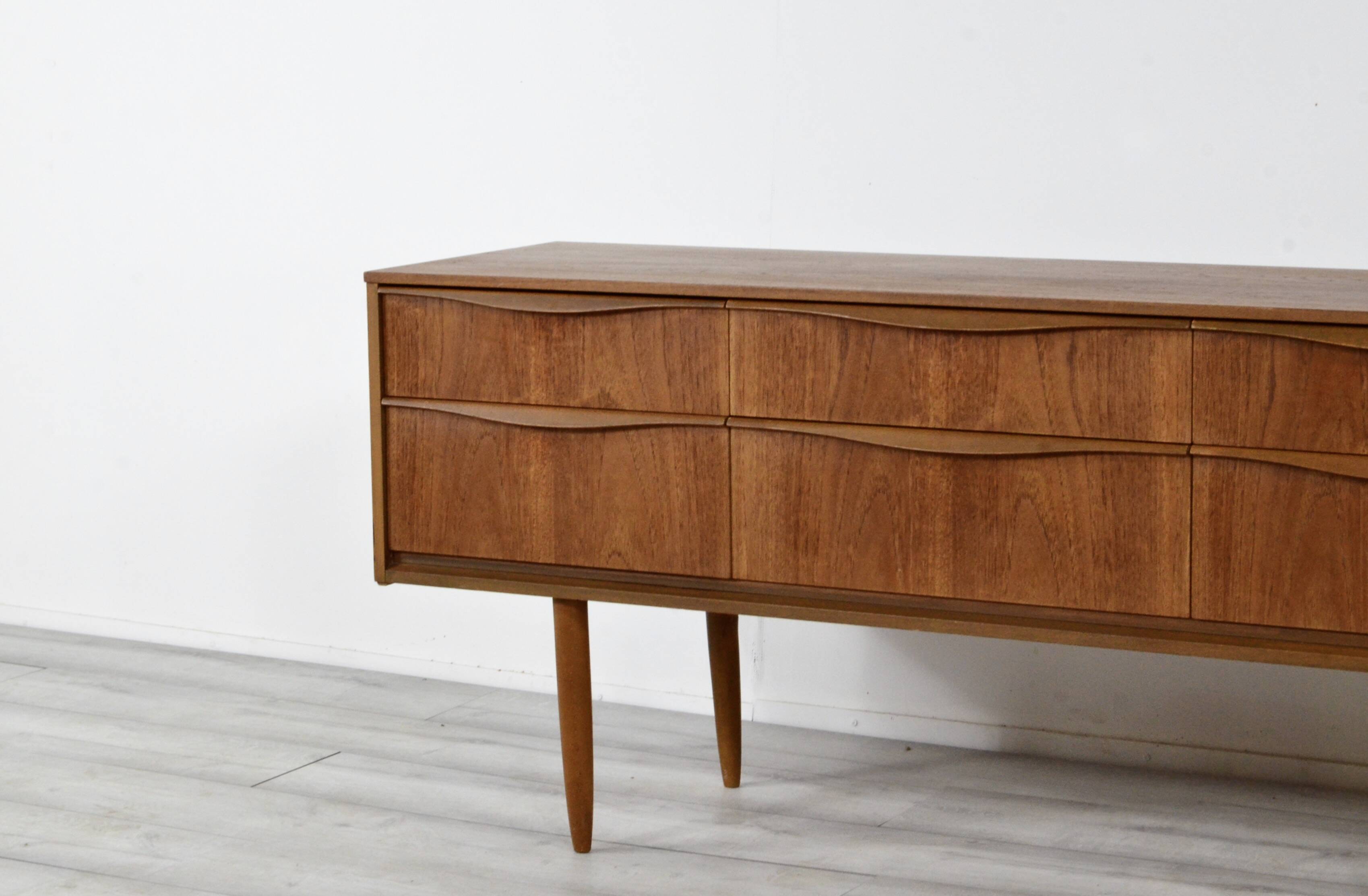 Vintage 'Austinsuite' Teak Dressing Table /Drawers/ Sideboard. Delivery. Midcentury/ Danish Style.